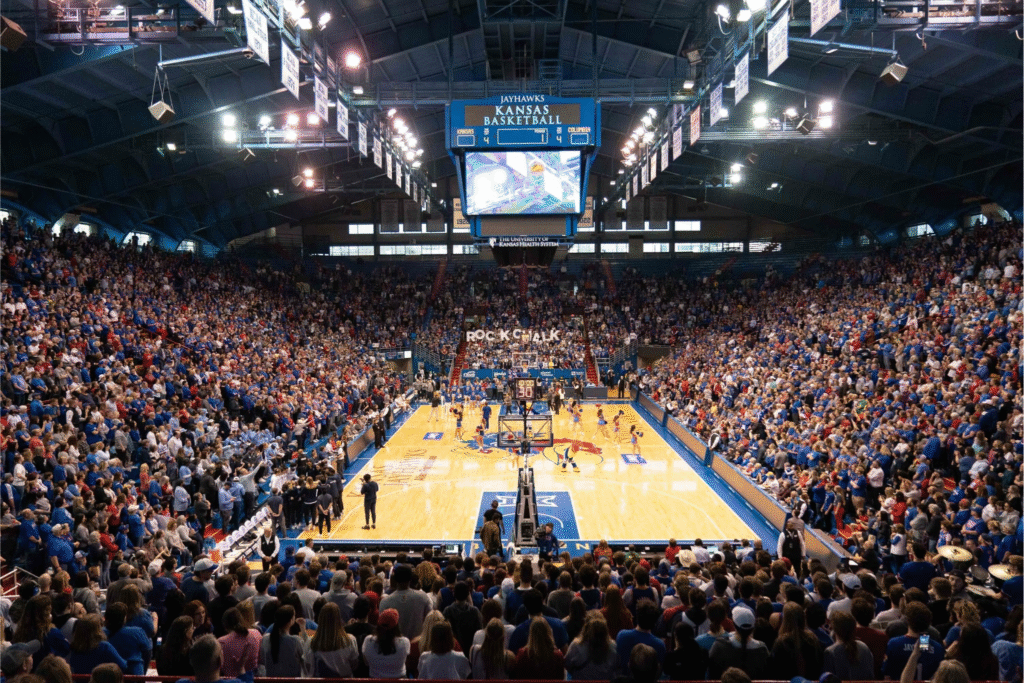 Basketball Stadium in Kansas University