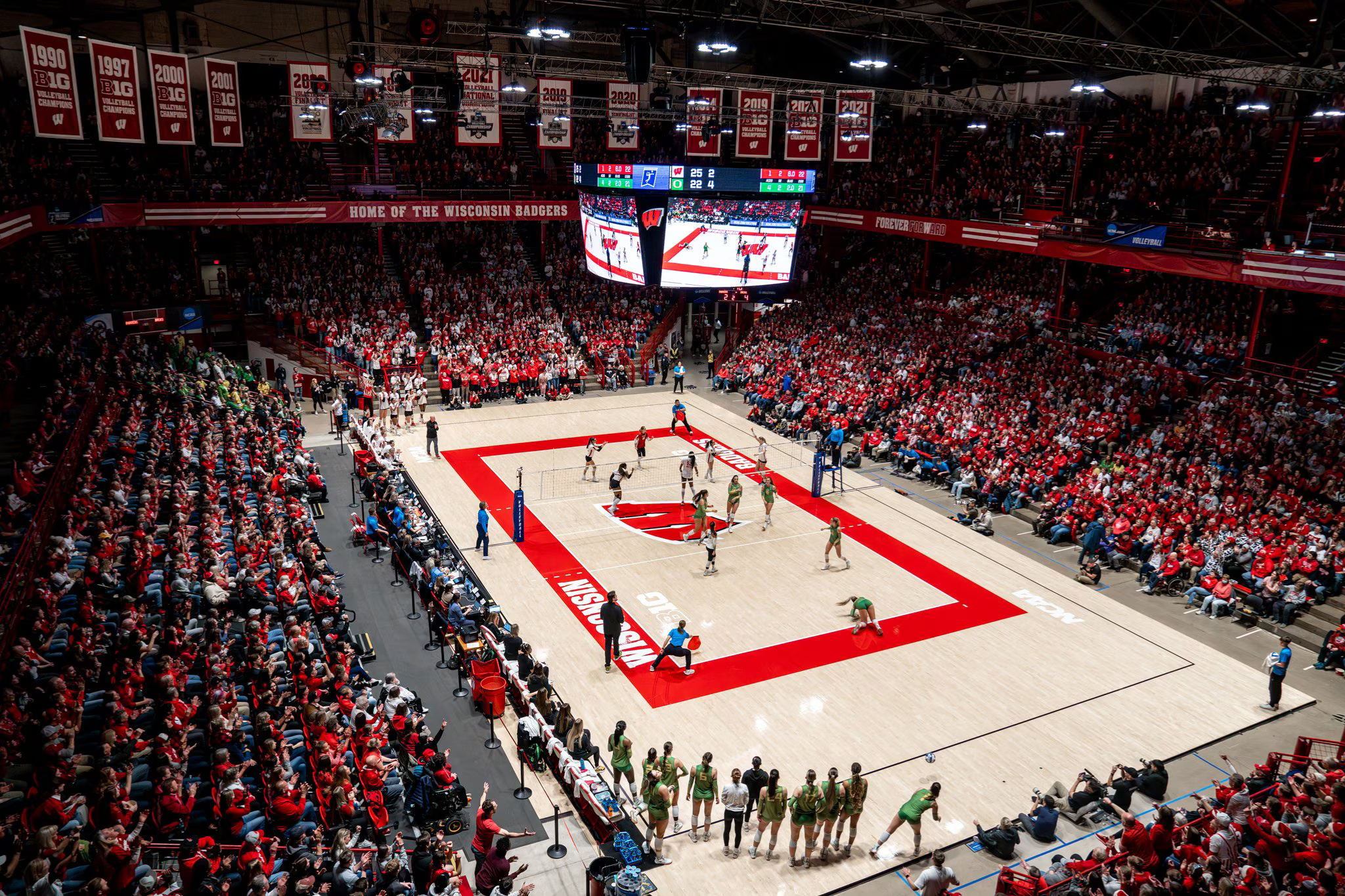 Volleyball Stadium in Wisconsin University