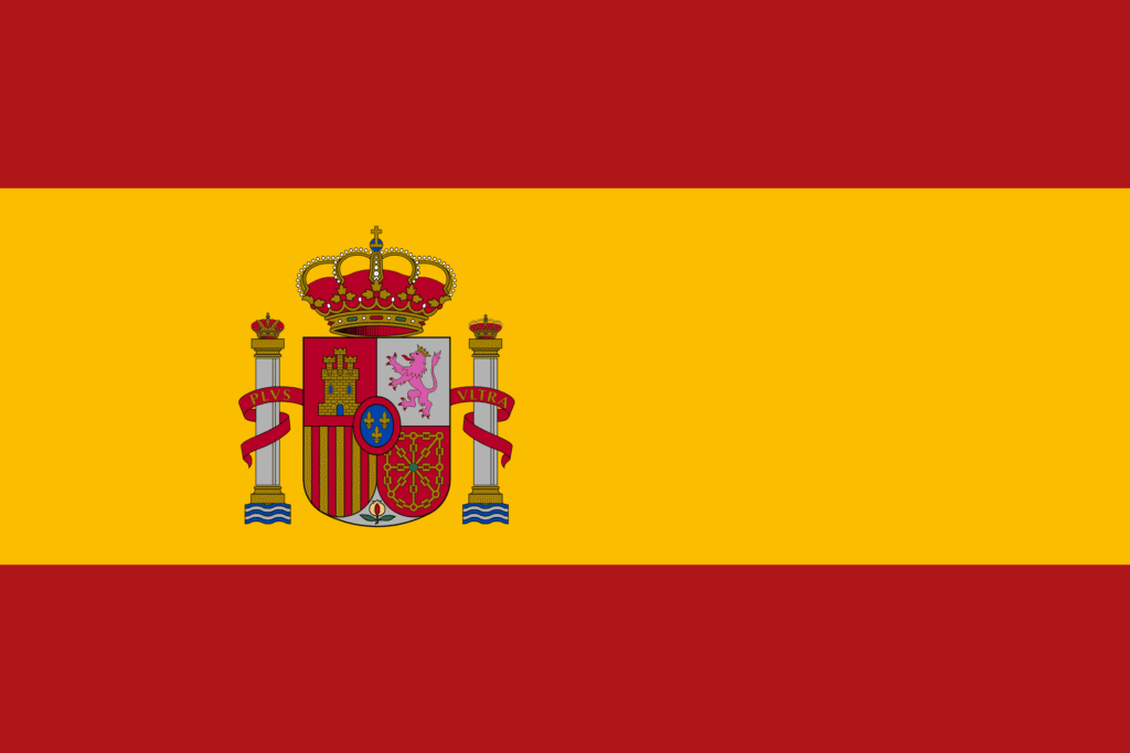 Spanish flag to represent the international students from this country