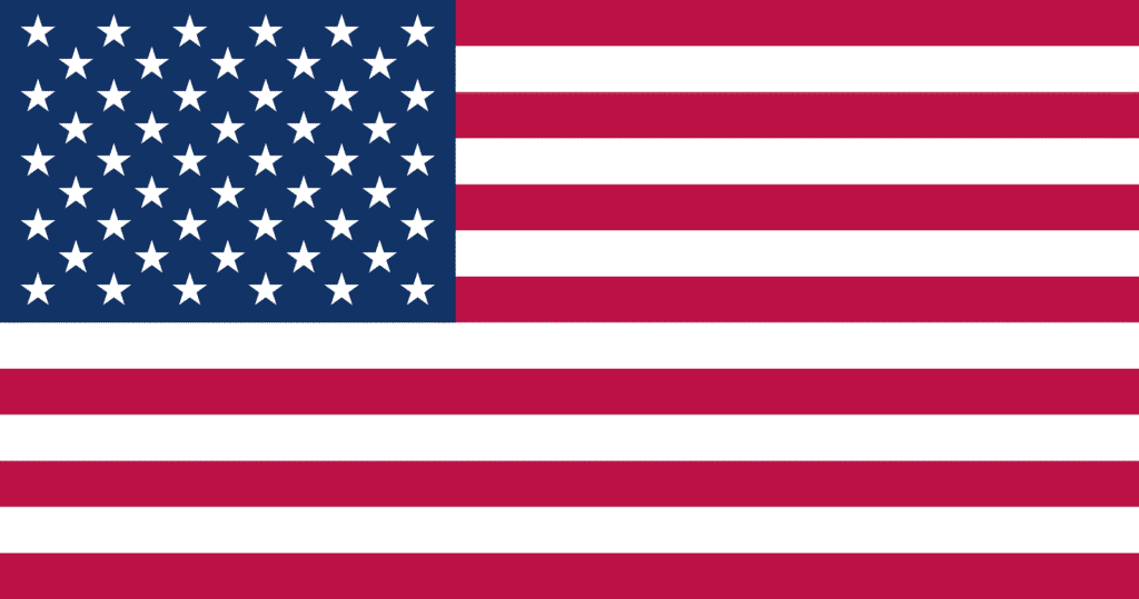 US flag to represent the student-athletes from this country